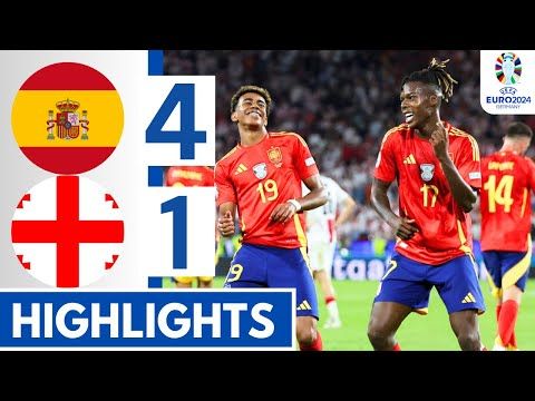 🔴Spain vs Georgia (4-1) Extended HIGHLIGHTS || EURO 2024 Round of 16!