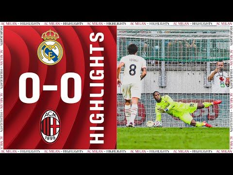 Highlights | Maignan saves a penalty | Real Madrid 0-0 AC Milan