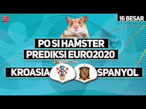 PREDICTION CROATIA VS SPAIN EURO 2020 | PO AS A HAMSTER