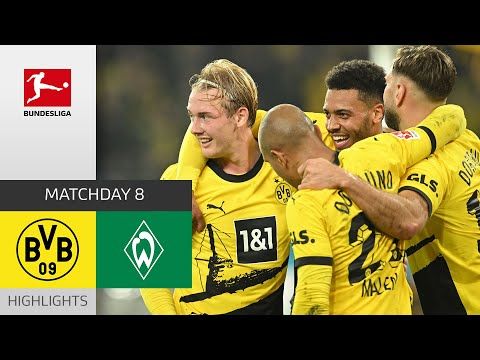 Brandt Shoots BVB To Top Of League! | Borussia Dortmund - SV Werder Bremen | MD8 – Bundesliga 23/24