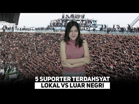 5 AKSI PALING KREATIF & UNIK SUPORTER INDONESIA 🆚 SUPORTER LUAR NEGERI