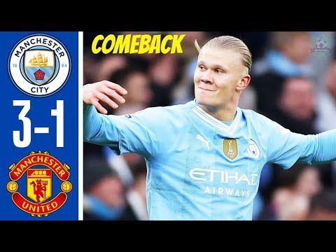 Manchester City vs Manchester United 3-1 - All Goals & Highlights - 2024