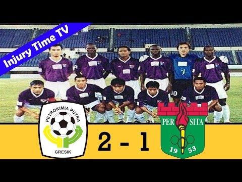 Petrokimia Gresik 2-1 Persita Tangerang | Final Liga Indonesia 2002 | All Goals & Highlights