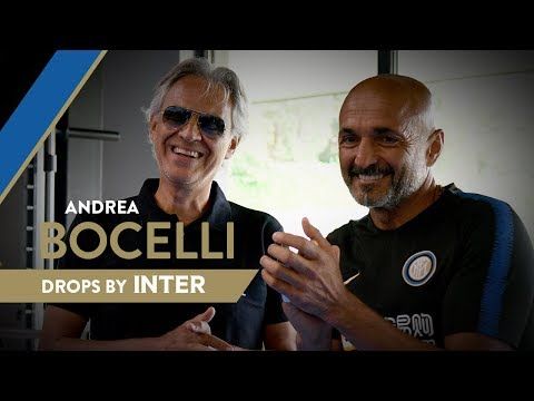 ANDREA BOCELLI | The Maestro performs in front of Inter staff and players 🎼🎹🎤