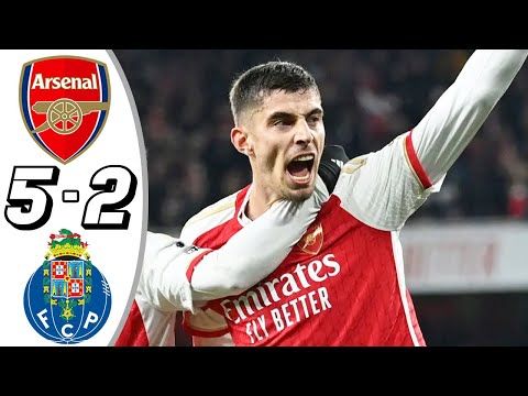 Arsenal vs Porto 1-0 Pen 4-2- All Goals & Highlights - Champion League 2024