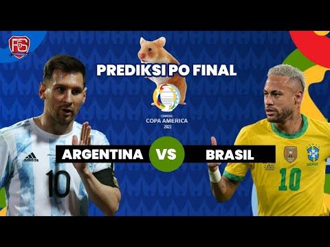 PREDIKSI COPA AMERIKA ARGENTINA VS BRAZIL | BERSAMA PO SI HAMSTER