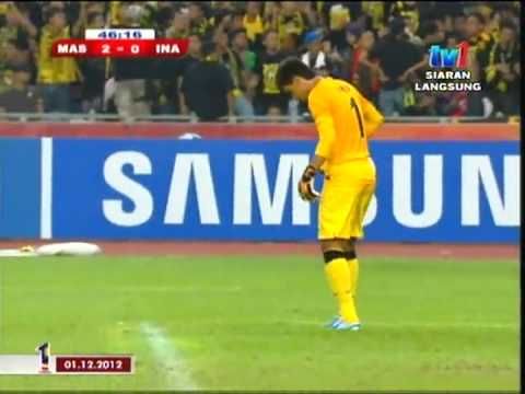 MALAYSIA vs INDONESIA 2-0 AFF Suzuki Cup 2012 [FULL MATCH]