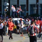Aksi tak terpuji suporter River Plate jelang final Copa Libertadores melawan Boca Juniors.