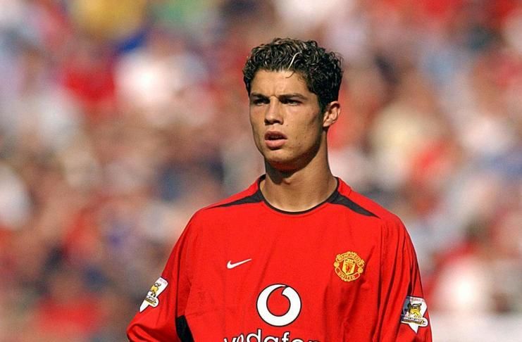 Penampilan Cristiano Ronaldo pada tahun-tahun awalnya bersama Manchester United.