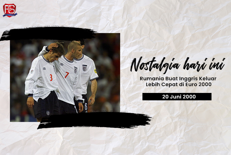 Nostalgia Hari Ini Rumania Buat Inggris Keluar Lebih Cepat di Euro 2000