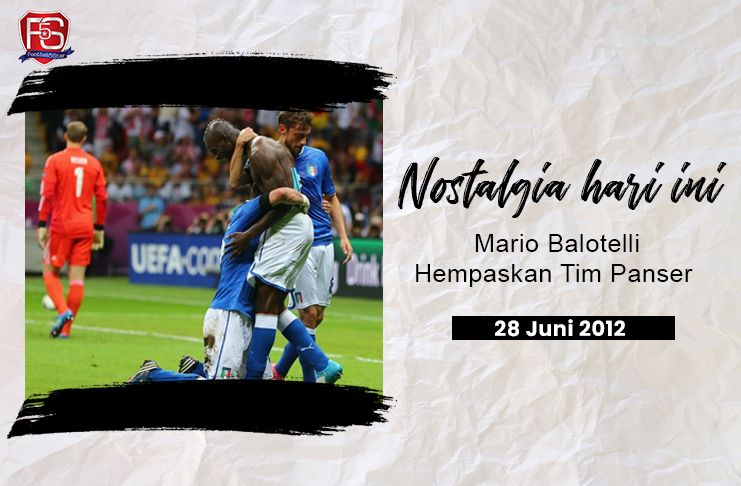 Nostalgia Hari Ini: Mario Balotelli Hempaskan Tim Panser
