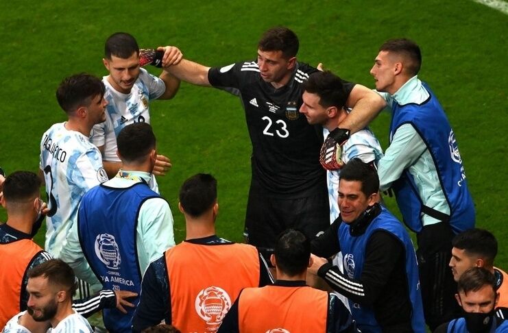 Emiliano Martinez yakin timnas Argentina akan mengalahkan timnas Brasil pada final Copa America 2021.