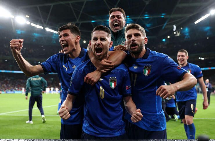 Italia Hentikan Rekor Kemenangan Spanyol di Semifinal Turnamen Besar