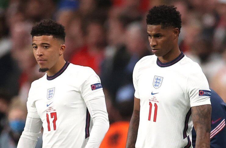 Markus Babbel membaca ketakutan pada muka Jadon Sancho dan Marcus Rashford saat masuk pada menit ke-120 laga final EURO 2020.