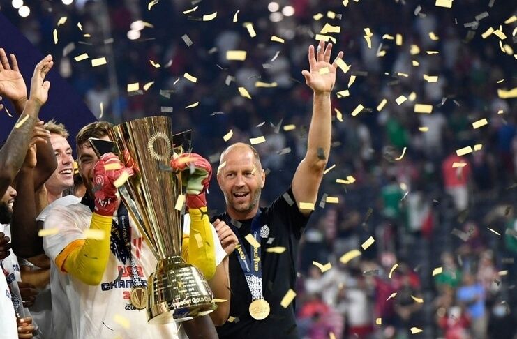 Gregg Berhalter kini mengoleksi dua gelar juara bersama timnas AS.