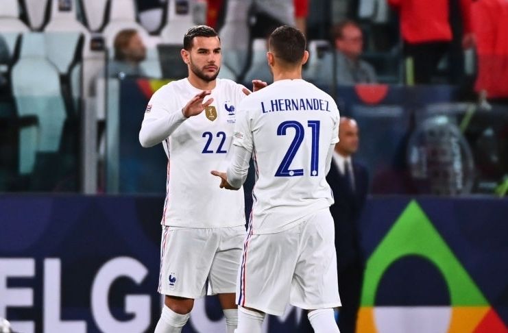 Lucas dan Theo Hernandez tampil penuh saat timnas Prancis mengalahkan Belgia pada semifinal UEFA Nations League.