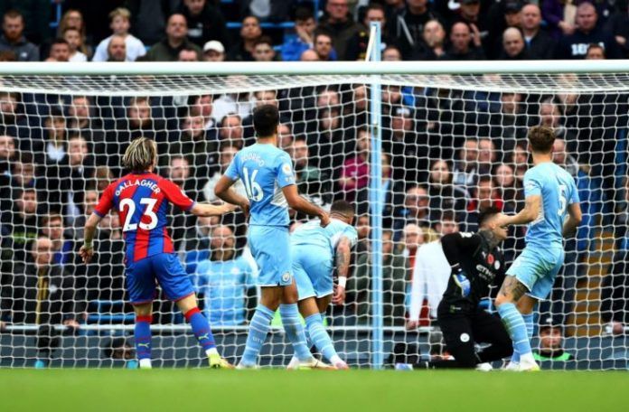 Manchester City vs Crystal Palace Connor Gallagher - Twitter @premierleague