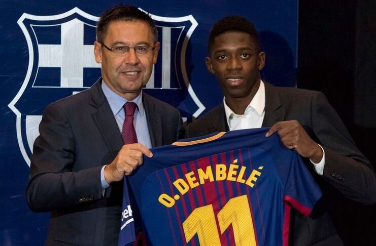 Ousmane Dembele lebih dipilih ketimbang Kylian Mbappe.