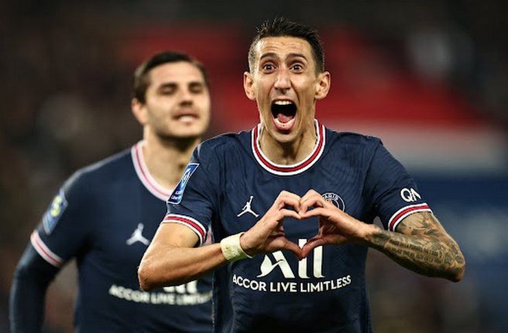 PSG vs Lille - Angel Di Maria - Reuters
