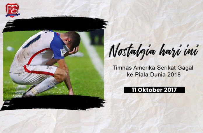 Nostalgia Hari Ini: Timnas Amerika Serikat Gagal ke Piala Dunia 2018