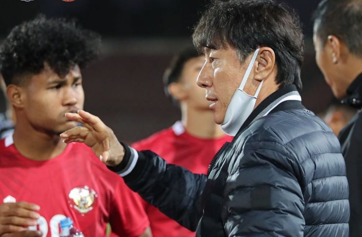 Timnas U-23 Indonesia vs Tajikistan, Bagus Kahfi Shin Tae-yong - PSSI