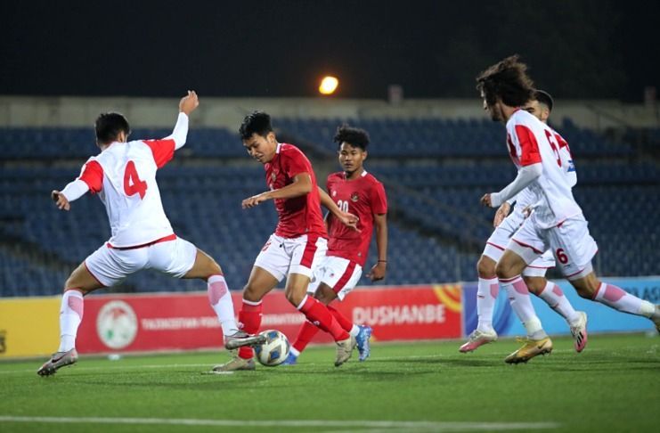 Timnas U-23 Indonesia vs Tajikistan, Witan Sulaeman, Bagus Kahfi - PSSI