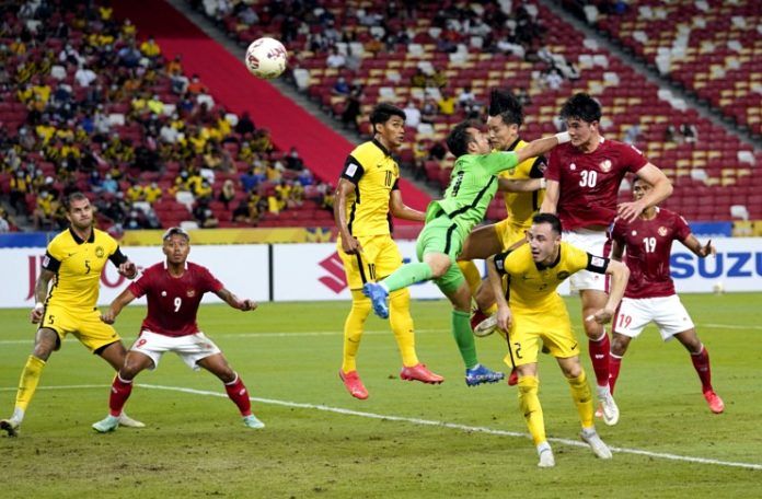 Dikawal Dion Cools, Elkan Baggott gol Timnas Indonesia vs Malaysia Piala AFF 2020 - Affsuzukicup