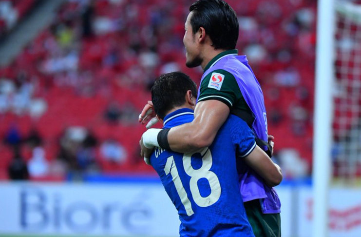 Kiper Thailand, Kawin Thamsatchanan Bertanding di Kondisi Berduka