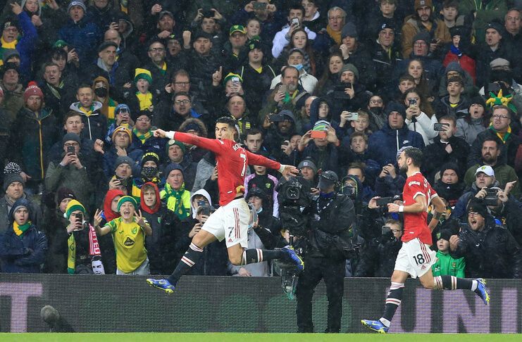 Norwich vs Manchester United Lagi-lagi Cristiano Ronaldo 2 (@iF2is)