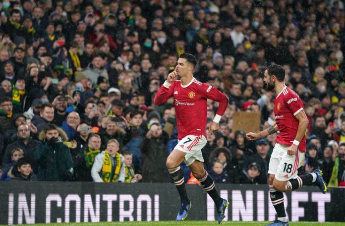 Norwich vs Manchester United Lagi-lagi Cristiano Ronaldo (@iF2is)