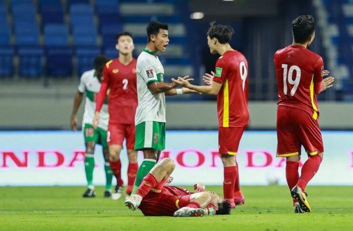 Timnas Indonesia vs Timnas Vietnam Piala AFF 2020. (vnexpress.net)