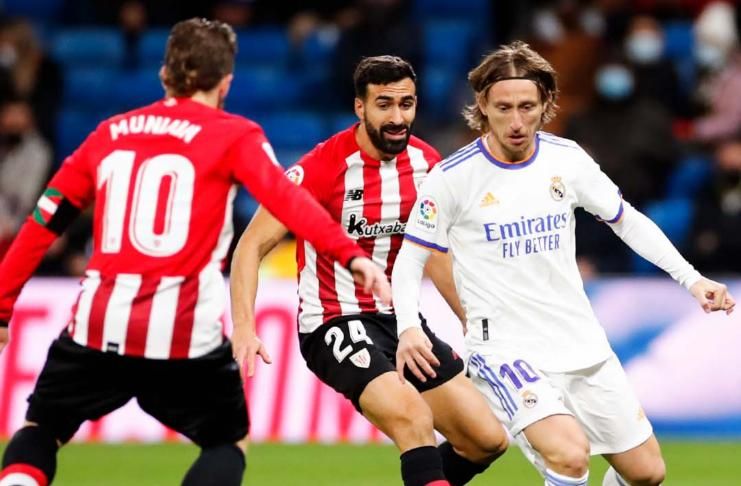 Real Madrid vs Athletic Bilbao Luka Modric - Twitter @realmadrid