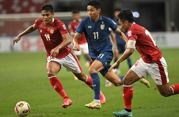 Bordin Phala tampil apik saat timnas Thailand menang 4-0 atas timnas Indonesia pada leg I final Piala AFF 2020.