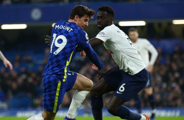 Chelsea vs Tottenham Hotspur, Mason Mount vs Davinson Sanchez - Twitter @chelseafc