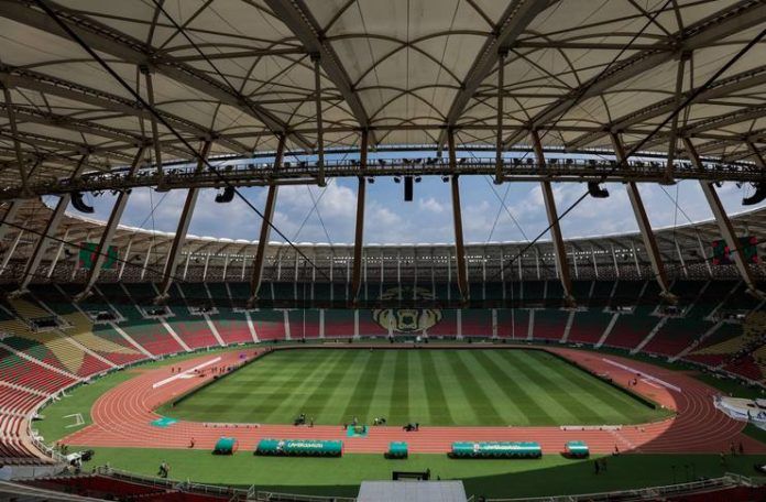 Stadion Olembe - Piala Afrika 2021 - Kamerun vs Komoro - @caf_online