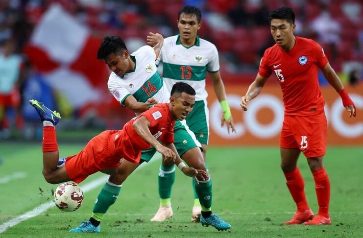 Timnas Indonesia adalah tim dengan pelanggaran terbanyak di Piala AFF 2020.