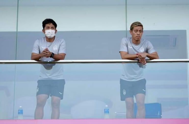 Keisuke Honda pantau latihan Kamboja jelang Piala AFF U-23.