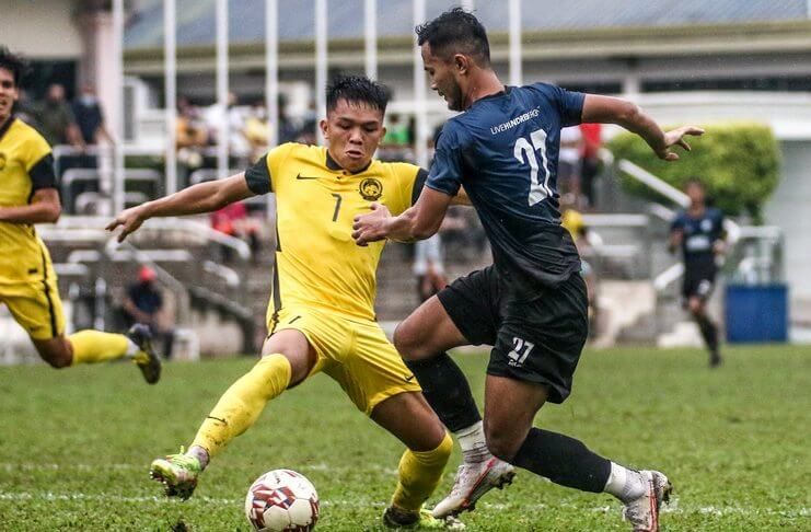 Timnas U-23 Malaysia mampu memberikan perlawanan ketat kepada KL City FC pada uji tanding jelang Piala AFF U-23.