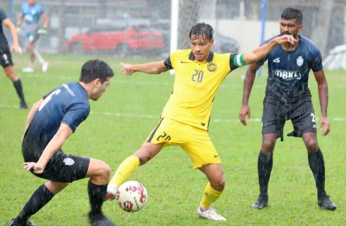 Timnas U-23 Malaysia meraih hasil imbang 1-1 dalam 2 uji tanding jelang Piala AFF U-23.