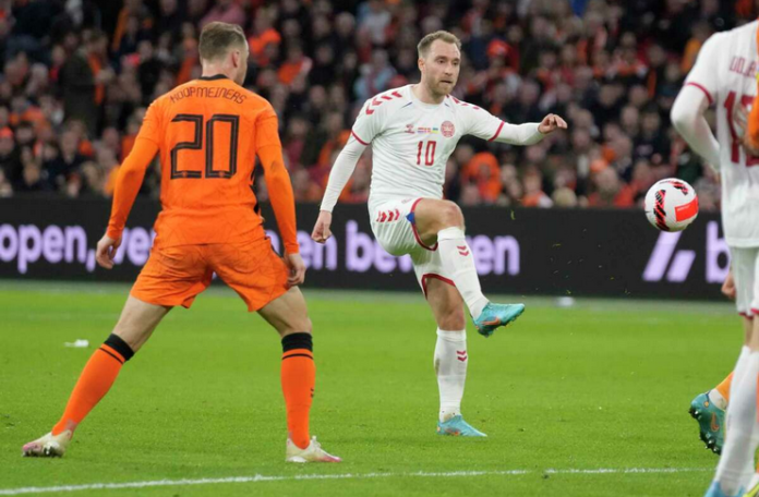 Christian Eriksen - Belanda vs Denmark - The Telegraph