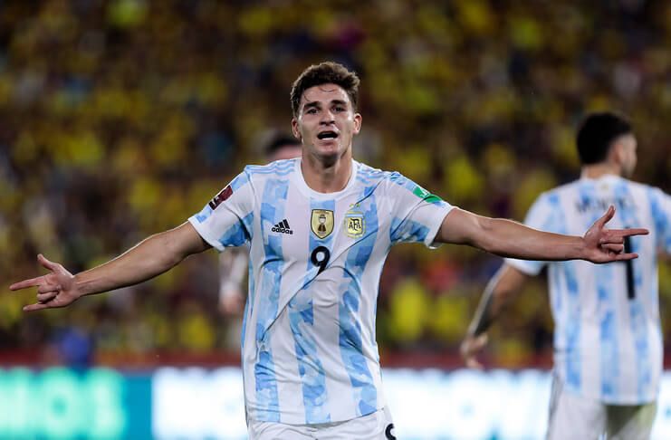 Ekuador vs Argentina Lahirnya Bintang Baru Bernama Julian Alvarez (@FOXSoccer)