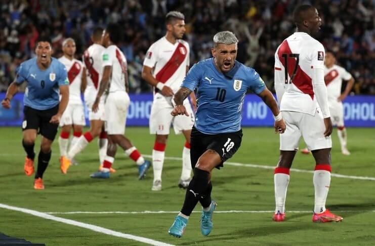 Kekalahan Peru memastikan Uruguay dan Ekuador lolos ke Piala Dunia 2022.