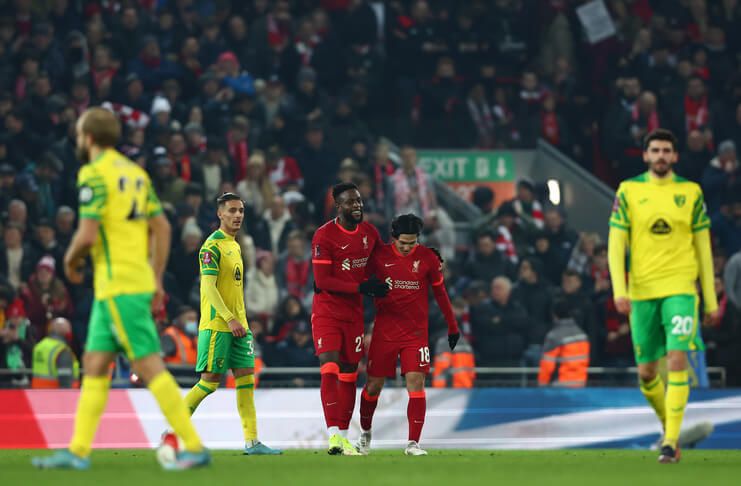Liverpool vs Norwich Takumi Minamino Antarkan The Reds ke Perempat Final 2 (@LFC)