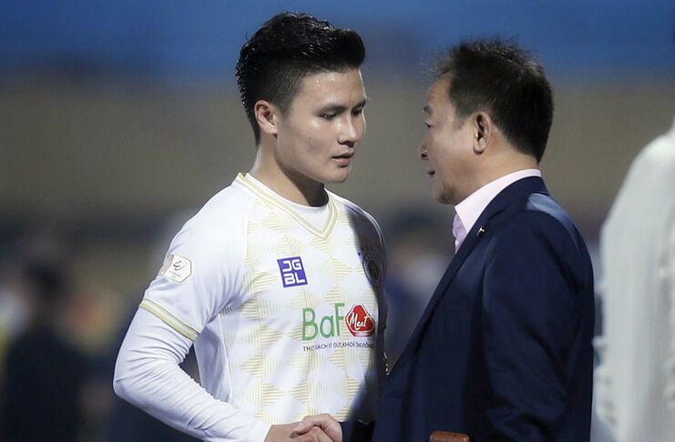 Nguyen Quang Hai sudah meminta dilepas kepada bos Hanoi FC.