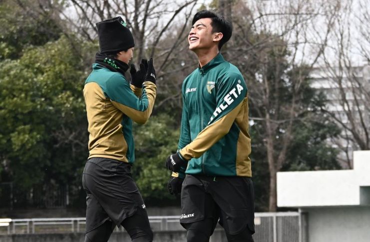 Pratama Arhan latihan perdana Tokyo Verdy 1 - Instagram @tokyo_verdy