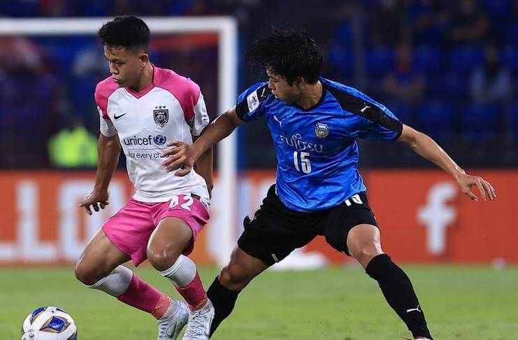 Johor Darul Takzim asuhan Benjamin Mora mampu menahan Kawasaki Frontale.