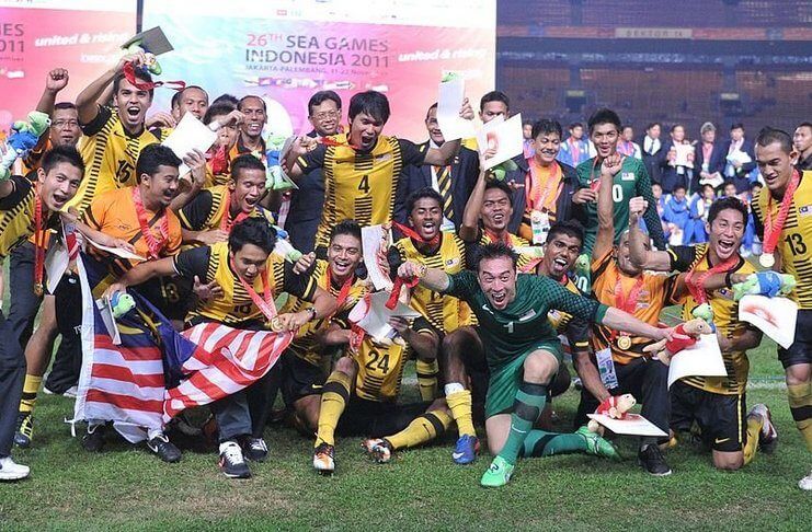 Malaysia meraih medali emas sepak bola pada SEA Games XXVI di Indonesia.