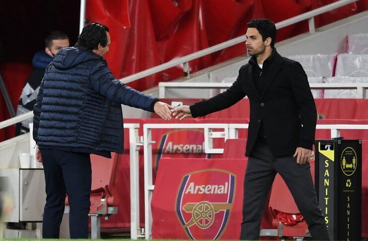 Unai Emery Senang Mikel Arteta Lanjutkan Pekerjaannya di Arsenal (The Athletic)
