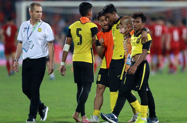 Timnas U-23 Malaysia diminta bangkit oleh Kim Pan-gon saat lawan Indonesia.