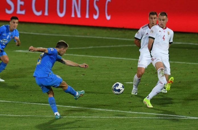 Italia vs Hungaria Nicolo Barella dan Pellegrini Jadi Pembeda (@Azzurri_EN)